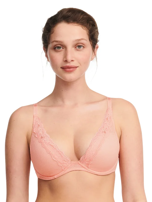 lace-up back bra for a custom fitPassionata voorgevormde Plunge BH - BROOKLYN P57010 - 06V-Candlelight peach