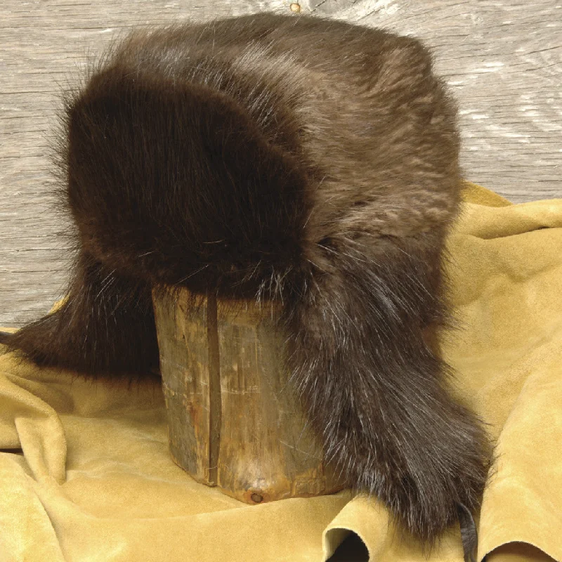 elegant dress hats for theater performances and ballsRussian Beaver Fur Hat