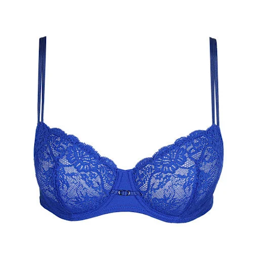 molded cup bra for shape retentionMarie Jo Melipha Balcony Vertical Seam Bra | BLUE PRINT