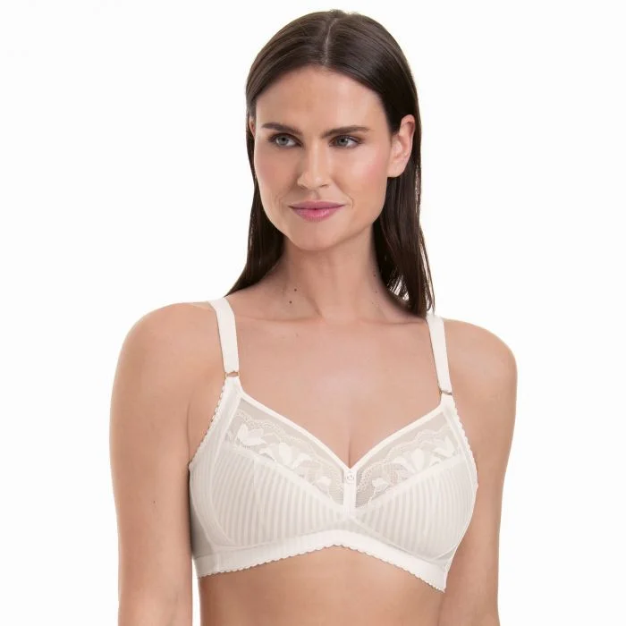 seamless nursing bra with easy-access clipsRosa Faia kanten BH zonder beugel - Sita 5266 - Champange kleur (crystal)