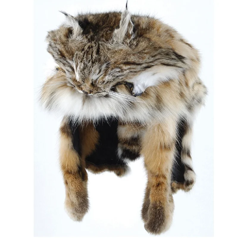 hats with built-in sunglassesWestern Canadian Bobcat Mountain Man Hat