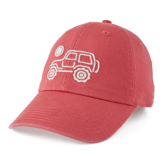 stylish fedoras with leather bands and buckles for a rugged lookTribal 4x4 Chill Cap - Faded Red