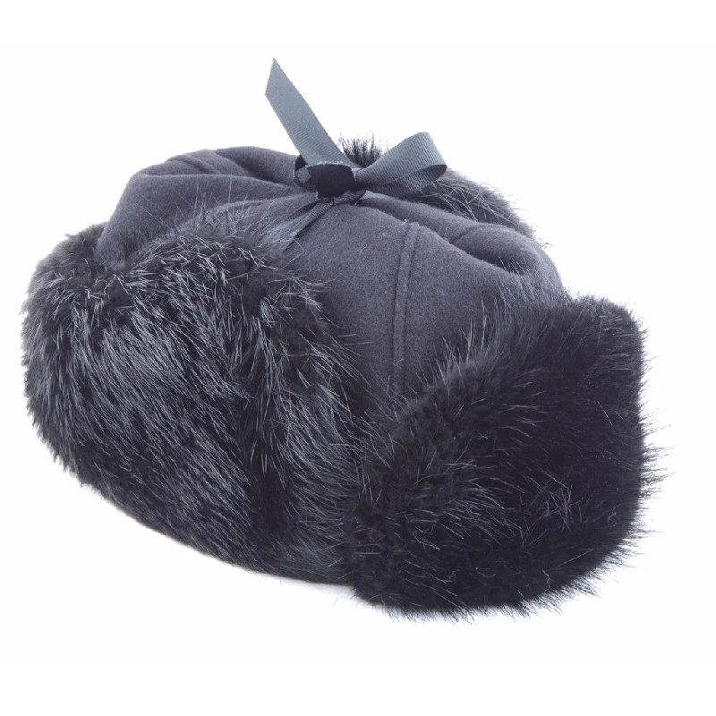 stylish bowler hats for womenMountie Style Beaver Fur Hat