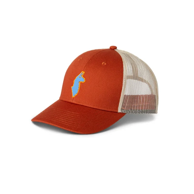 lightweight running hats with ventilation holesThe Llama Trucker Hat