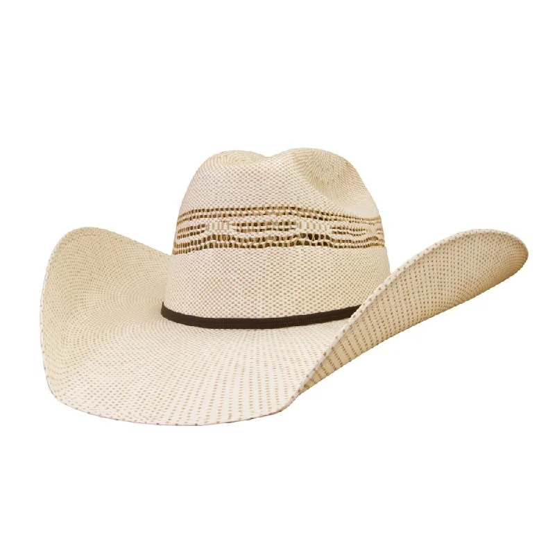 hats with built-in fans and sunglasses for beach daysMaverick Bangora Straw Cowboy Hat