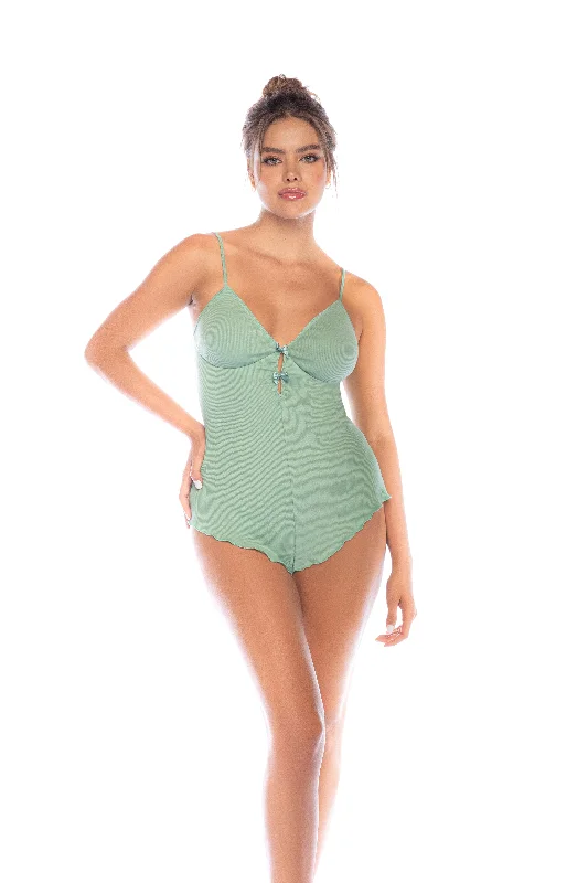 minimizer bra for reduction in bust sizeMapale Lounge 7571 Sleep Romper Mint