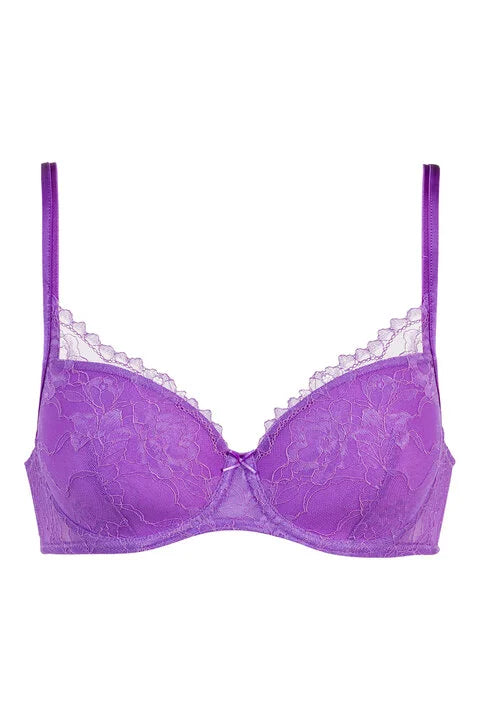 plus-size underwire bra with wide underbandMey Half cup Spacer BH  - Fabulous 74047 - Wild Orchid 550