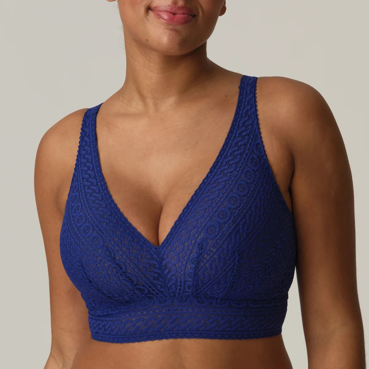 seamless bra with mesh lining for breathabilityPrimaDonna Bralette - 0163386 Montara - Lazurite