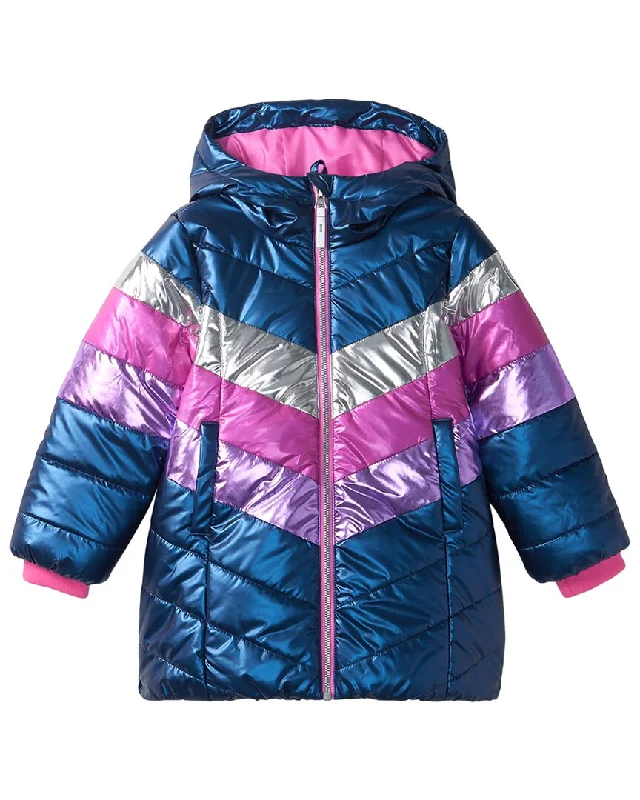 classic Panama hatsHatley Rainbow Shimmer Puffer Jacket