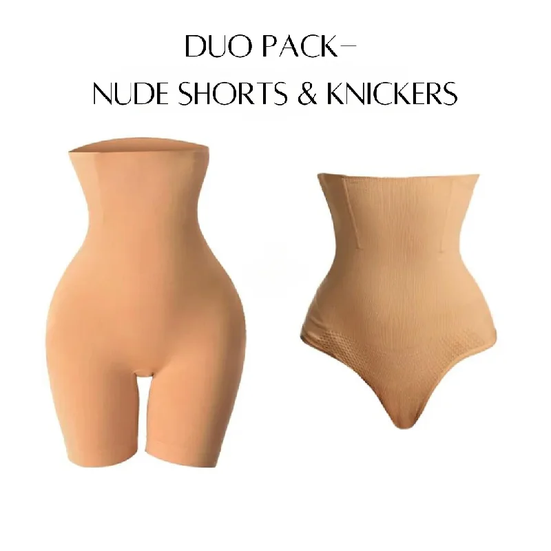 wireless bra with foam cups for shapeShaper High Waist Shorts & Knickers -Duo Pack