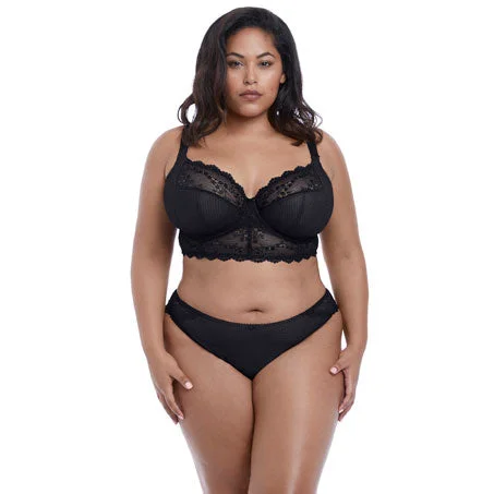 plus-size smoothing bra for dressesElomi Charley Black Bralette