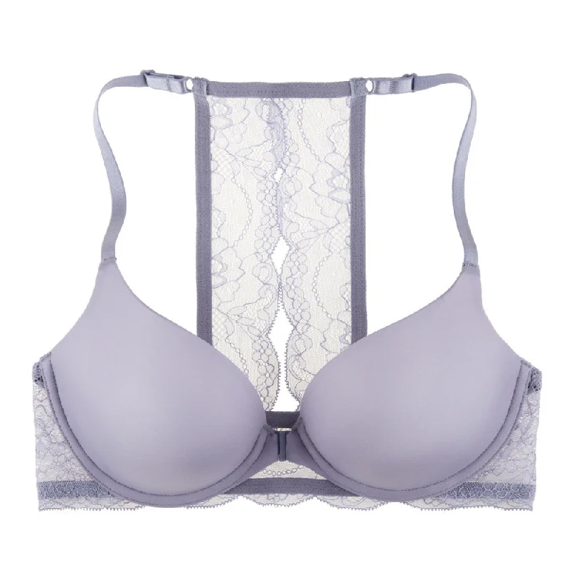 seamless bra with lace detailingAurora Super Push-Up Racerback