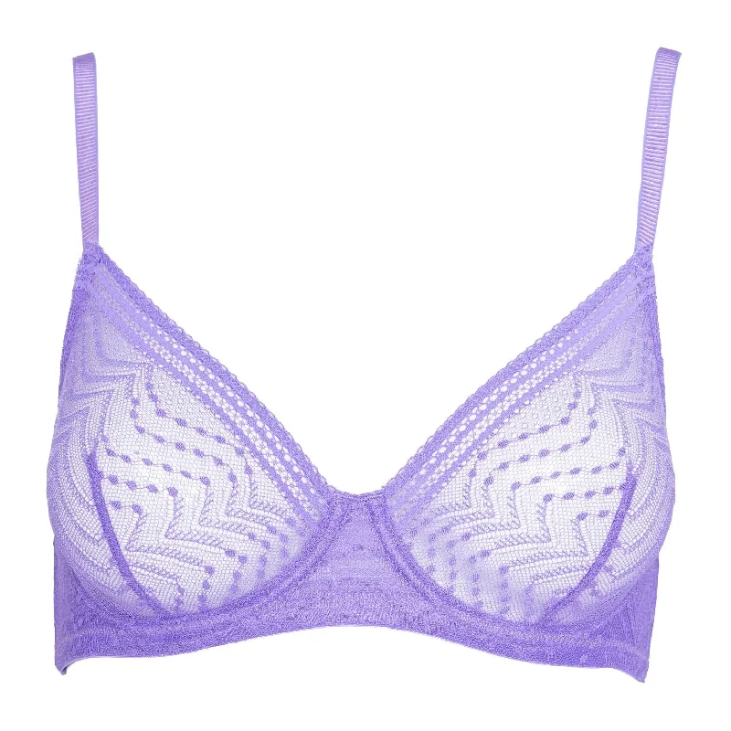 lace-trimmed convertible bra for special eventsHuit Eclatante Underwire Bra | VIOLET