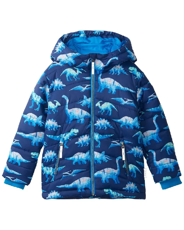 colorful party hatsHatley Imagine Dinos Puffer Jacket