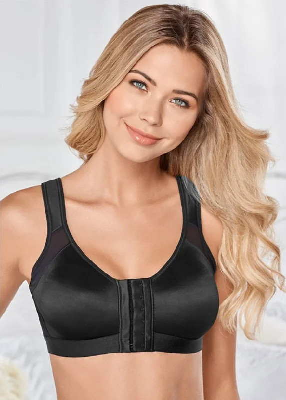 nursing bra with easy access clipsPost Surgery Recovery Bra with Posture Support - Front Closure!