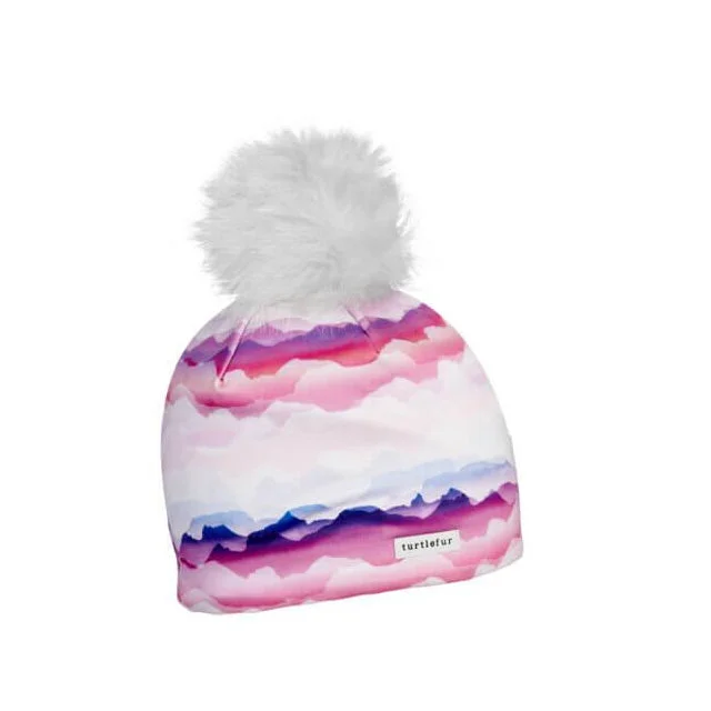 stylish fedoras for men and womenComfort Shell Pom Pom Beanie - Print