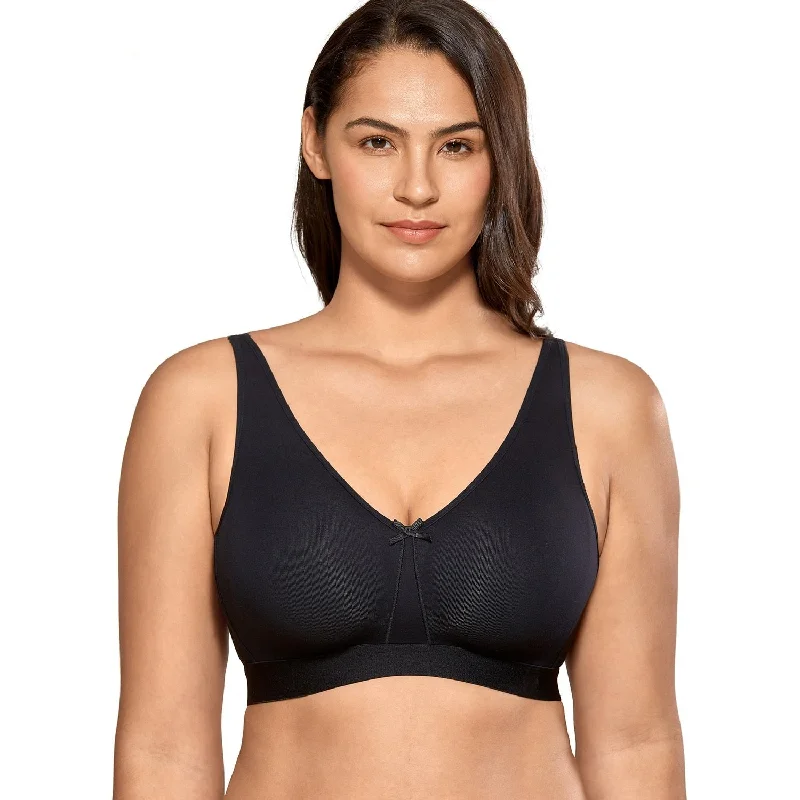 plus-size nursing bra with side supportWireless Bra Plus size Sleep Cotton