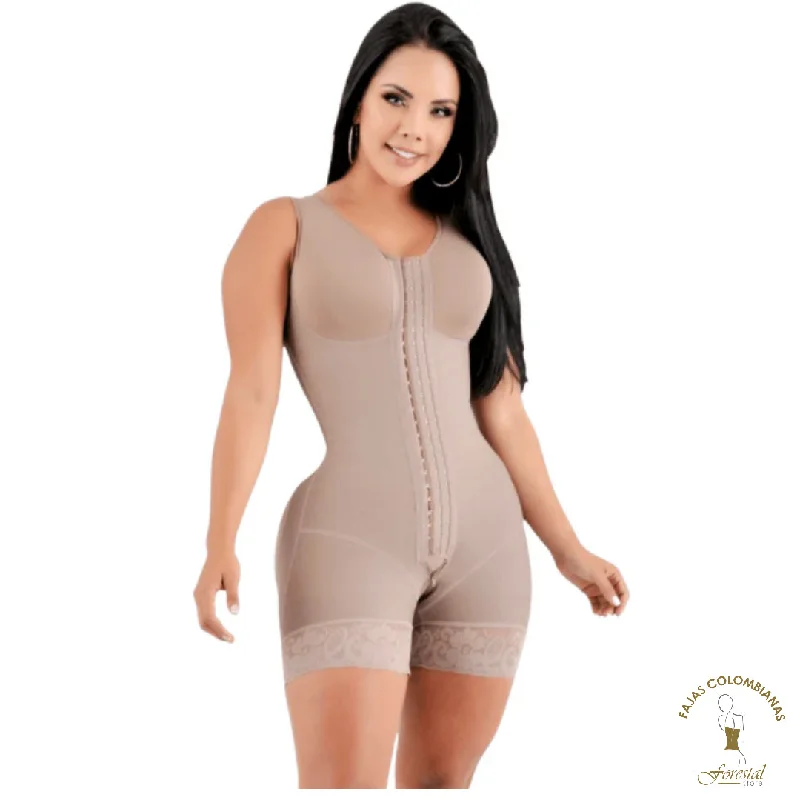 seamless bra with lace detailingFaja BBL Full Body Garment- Colombian Girdles Hourglass Figure Bra