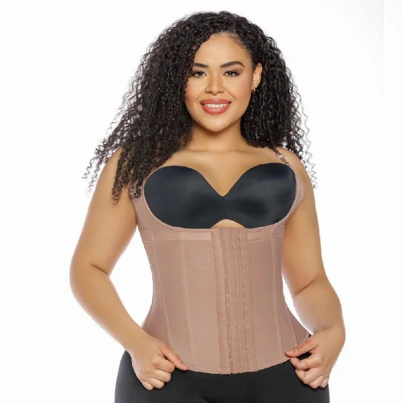 maternity support bra63136 Lady's Vest Waist Trainer with Zipper