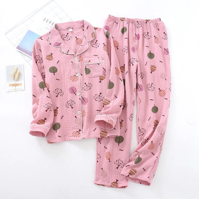 women's pajamas with a touch of whimsical funAutumn Long Sleeves Pajama Set