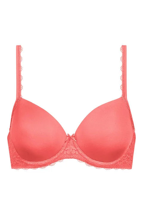 wireless lace bra with adjustable straps for versatilityMey voorgevormde BH Bi Stretch - Amorous 74800 - Juicy Peach