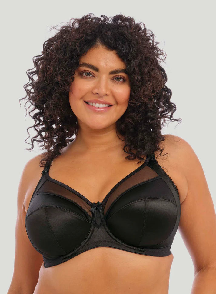 seamless bralette for layeringGoddess Keira Black banded Bra