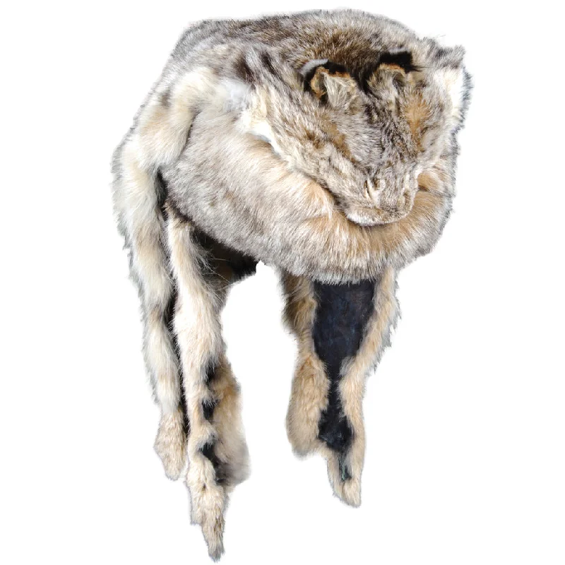 eco-friendly straw hatsCanada Lynx Mountain Man Hat