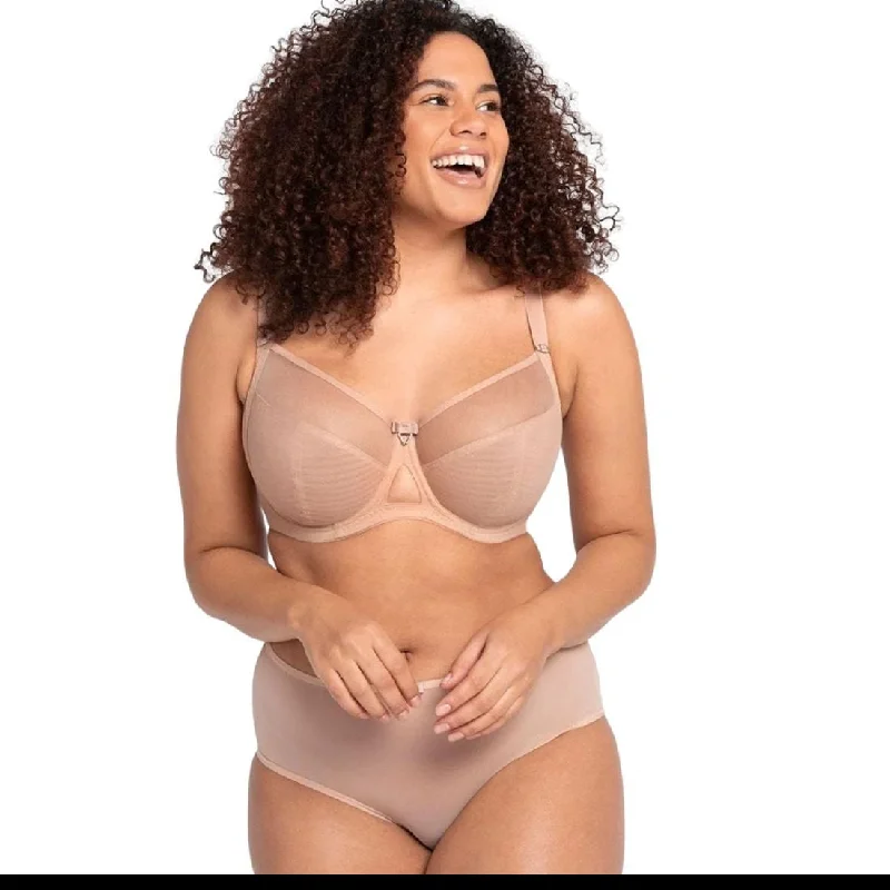 plus-size smoothing bra for dressesCurvy Kate Victory Latte Balcony Bra