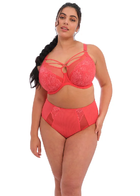 plus-size wireless racerback braElomi Brianna Cayenne Plunge Bra