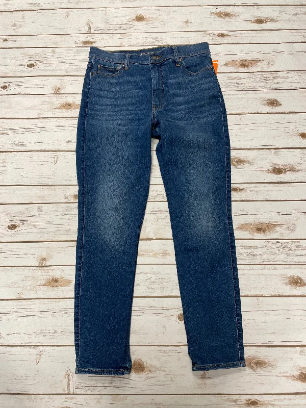 Women's Jodhpurs with Low CollarJeans Skinny By Lucky Brand In Blue Denim, Size: 16