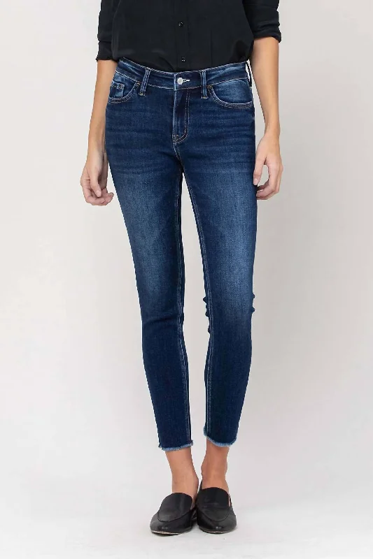 Women's Bell-Bottom PantsEmerson Crop Skinny Jeans In Blue