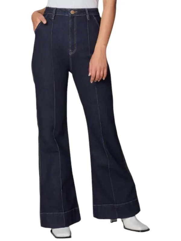 Women's Jodhpurs with Low CollarStevie High Rise Flare Jeans In Dark Wash