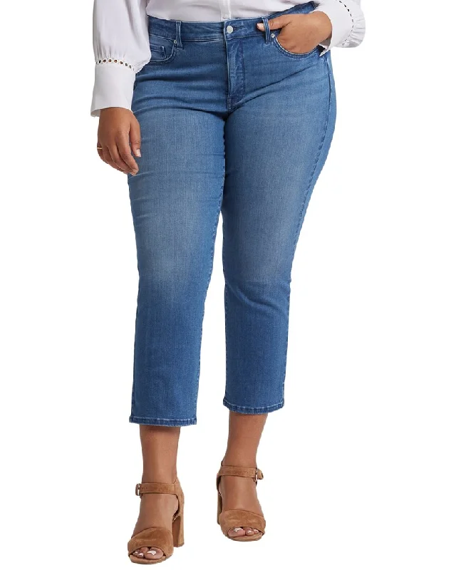  Women's High-Waisted PantsNYDJ Marilyn Blueisland Ankle Crop Jean