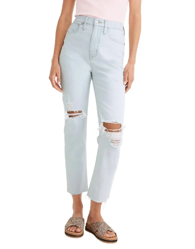 Women's Jodhpurs with V-Shaped HemThe Momjean In Harman Wash