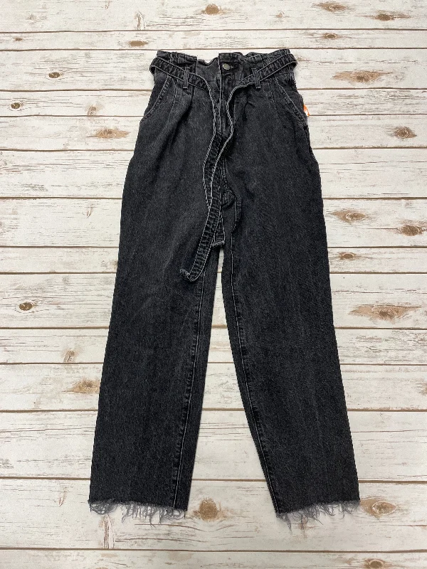 Women's Jodhpurs with Boat CollarJeans Boyfriend By Abercrombie And Fitch In Black Denim, Size: 2