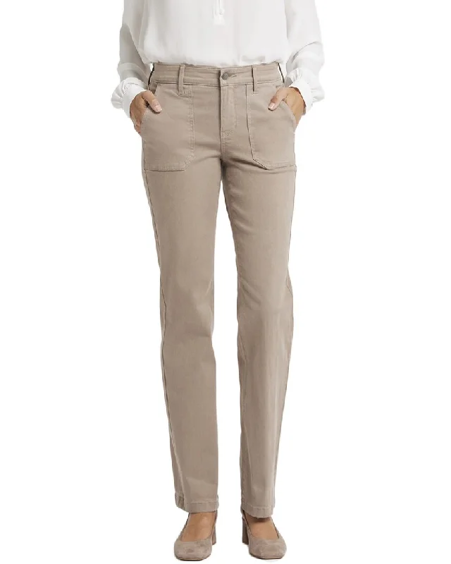 Women's Jodhpurs with Lapel CollarNYDJ Marilyn Country Oak Straight Leg Jean