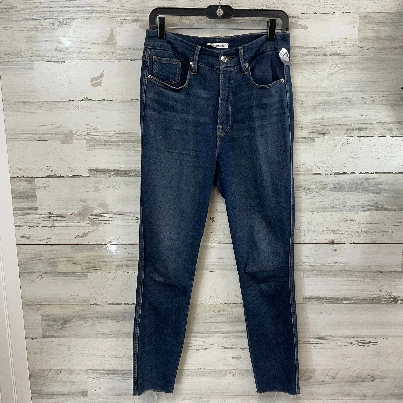 Women's Jodhpurs with Belt LoopsJeans Skinny By Good American In Blue Denim, Size: 6