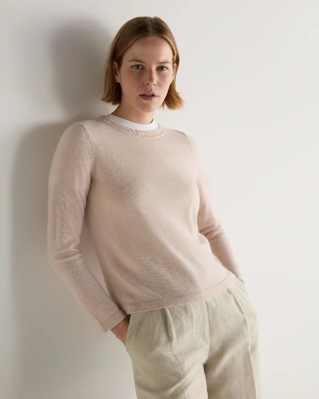 Women's Cashmere SweatersWomen's Hallie Round Neck Cashmere Jumper Dusk Pink