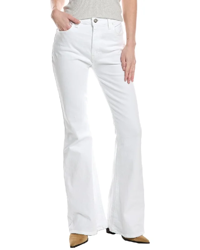 Women's Jodhpurs with Short LengthHUDSON Jeans Holly White Horse High-Rise Flare Jean