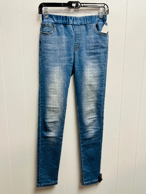 Women's Jodhpurs with Peter Pan CollarJeans Skinny By Vocal In Blue Denim, Size: S