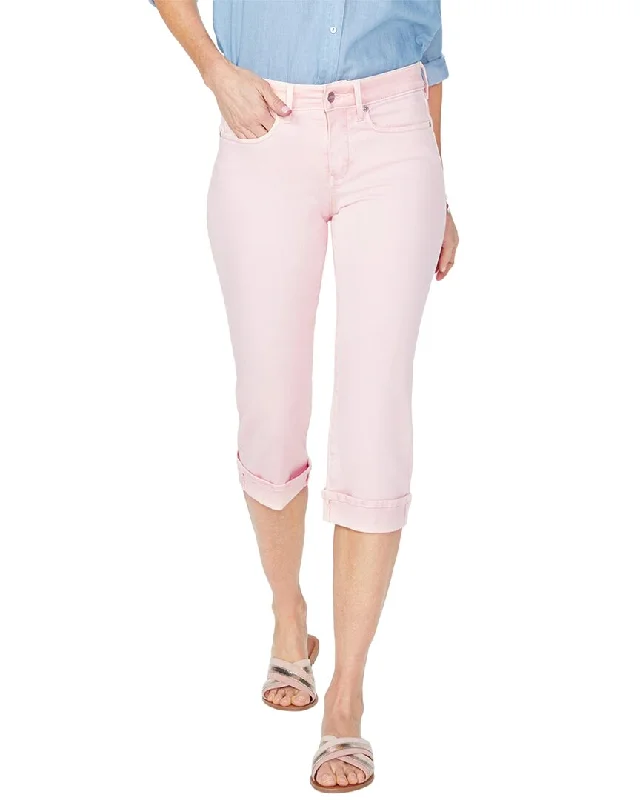 Women's Jodhpurs with Tapered LegNYDJ Marilyn Pink Dusk Crop Jean