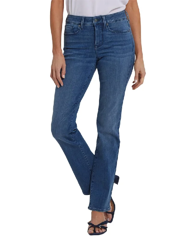 Women's Jodhpurs with U-Shaped CollarNYDJ Marilyn Missionblue Straight Leg Jean