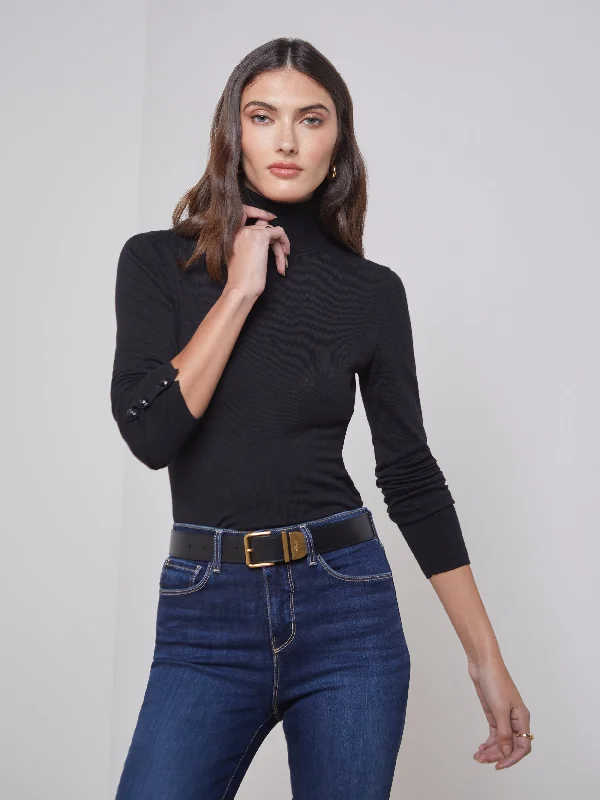 Women's Narrow Collar SweatersFlora Turtleneck