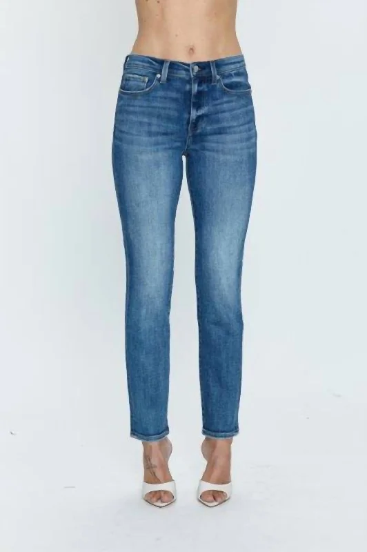 Women's Jodhpurs with Mandarin CollarMadi High Rise Modern Slim Jeans In Haus