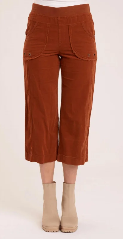 Women's Jodhpurs with Tapered LegWomen's High Waist Crop Jeans In Campfire