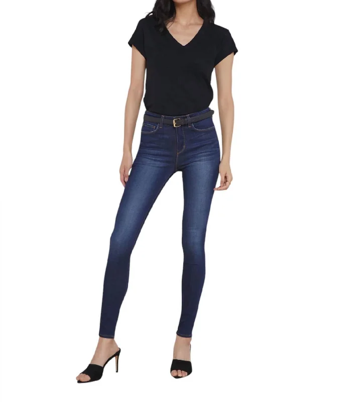 Women's Jodhpurs with Boat NeckDenim Marguerite High Rise Skinny Jeans In Baltic