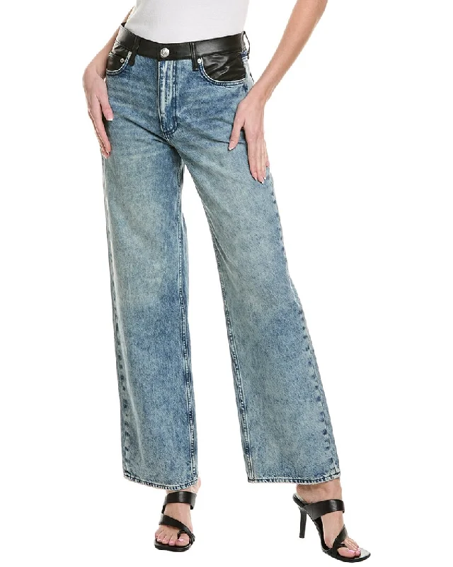 Women's Jodhpurs with Low Collarrag & bone Shea High-Rise Lefferts Relaxed Straight Jean