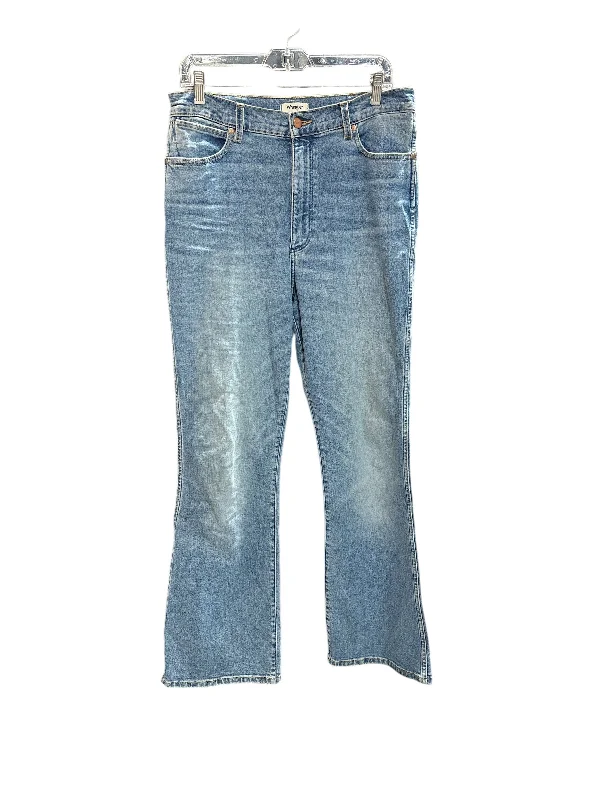 Women's Jodhpurs with Asymmetrical HemJeans Straight By Wrangler In Blue Denim, Size: 30