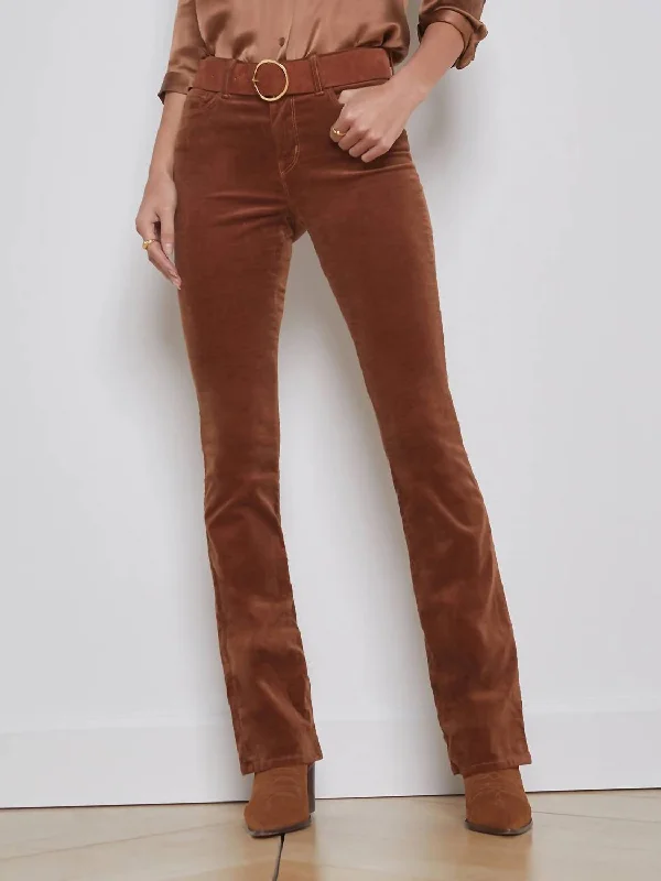 Women's CaprisStevie Velvet Jean In Fawn