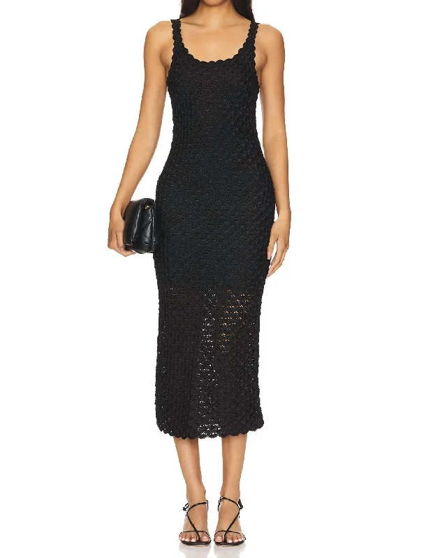 Women's Sheath DressesBray Luster Crochet Dress In Black